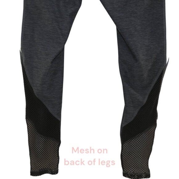 PINK VS VICTORIA'S SECRET Ultimate High Waist Colorblock Black Mesh Size L - Picture 3 of 5